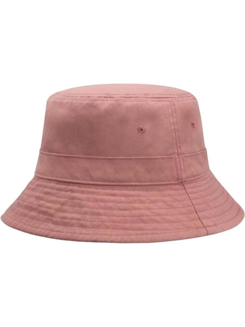 Unisex Dusty Rose Cotton Summer Sun Boonie Style Beach Golf Fishing Bucket Hat